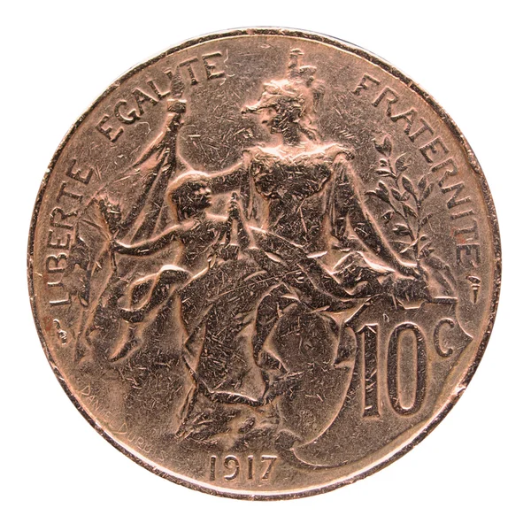 Moneta francese — Foto Stock