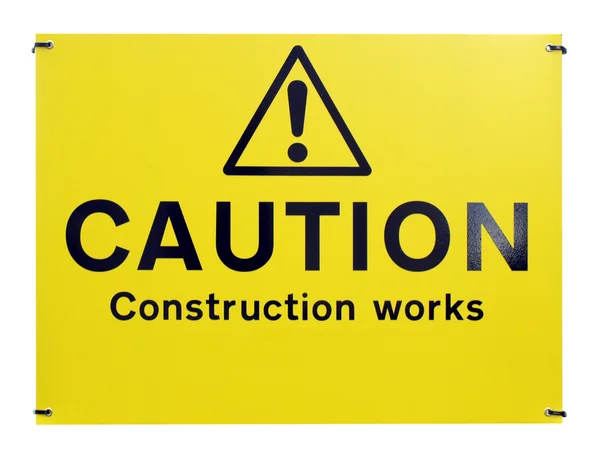 Travaux de construction prudents — Photo