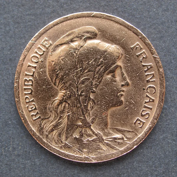 Moneta francuska — Zdjęcie stockowe