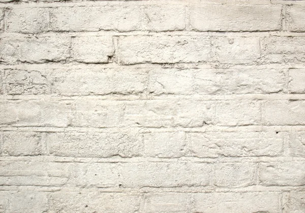 Weiße Ziegelmauer — Stockfoto