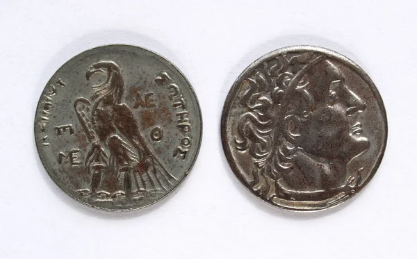 Грецькі монети — стокове фото