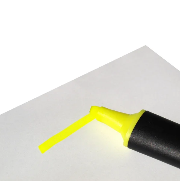 Fosforlu kalem marker — Stok fotoğraf