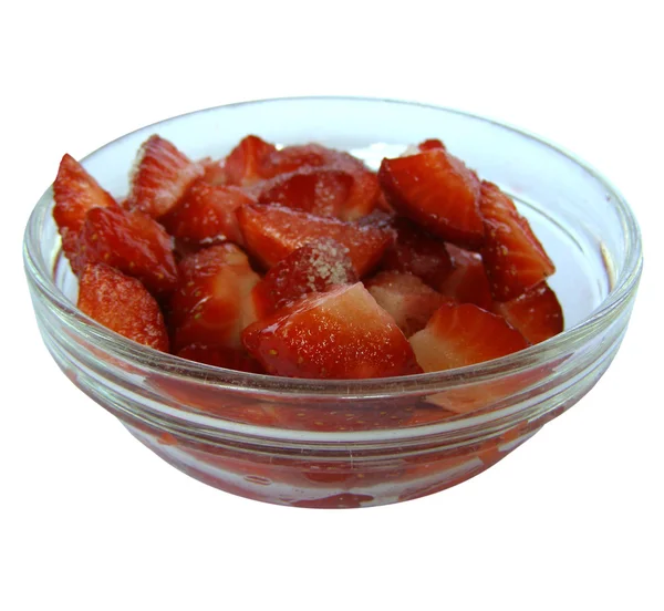 Strawberry skål — Stockfoto