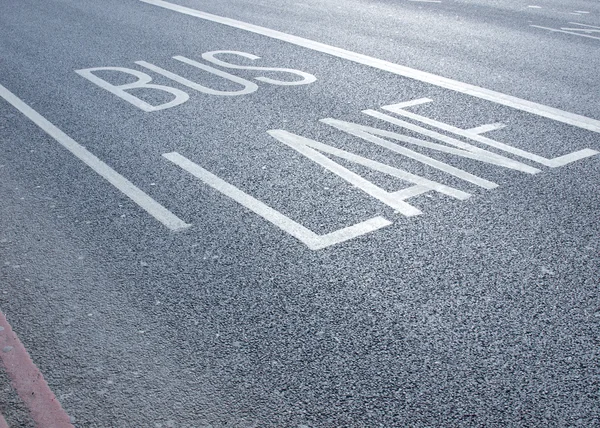 stock image Bus lane