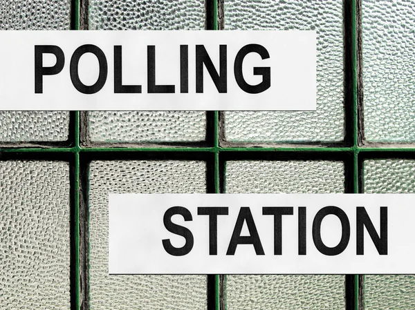 Polling station — Stock Photo, Image