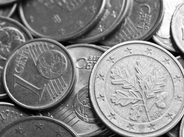 Euro coins arka plan — Stok fotoğraf