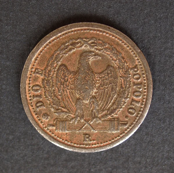 Italská mince — Stock fotografie