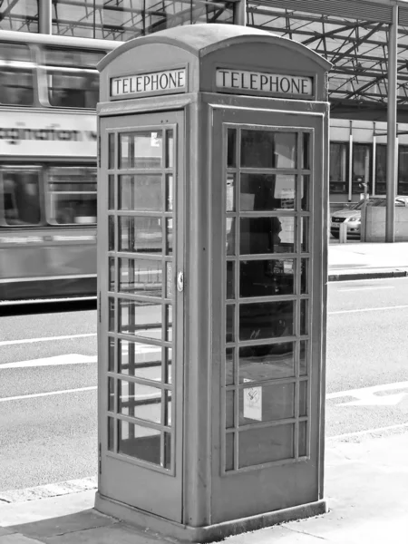 Caja de teléfono de Londres — Foto de Stock