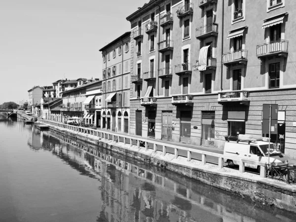 Naviglio Grande, Milán — Foto de Stock
