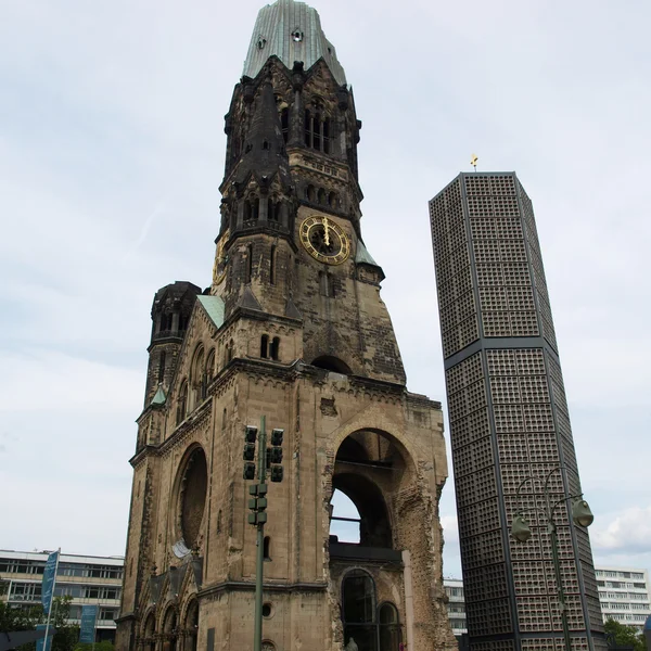 폭격된 교회, 베를린 — 스톡 사진