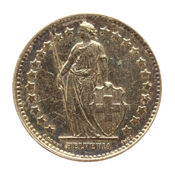 Swiss monety — Zdjęcie stockowe