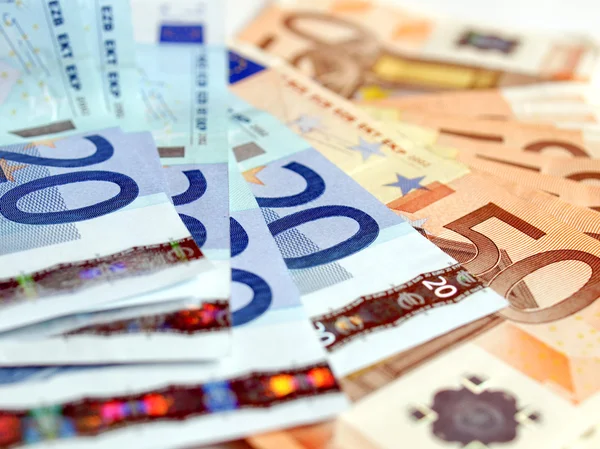 Fundo para as falências em euros — Fotografia de Stock