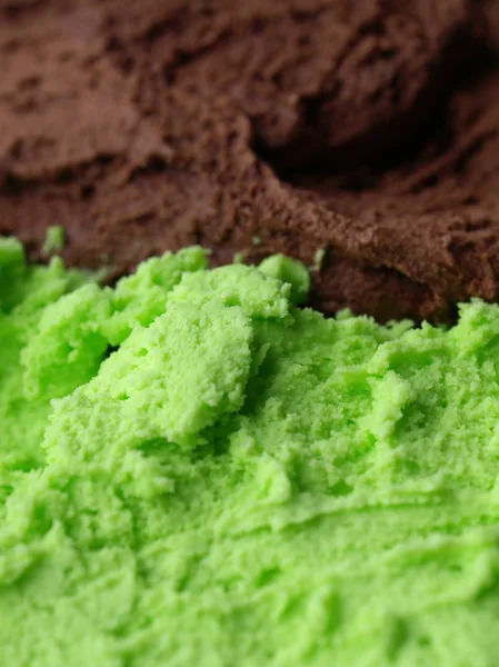 Máta čokoládová zmrzlina — Stock fotografie
