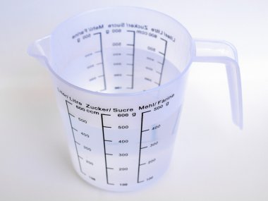 Measuring cup clipart