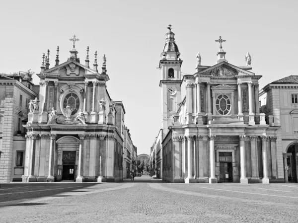 Церква Санта-Крістіна і San Carlo — стокове фото