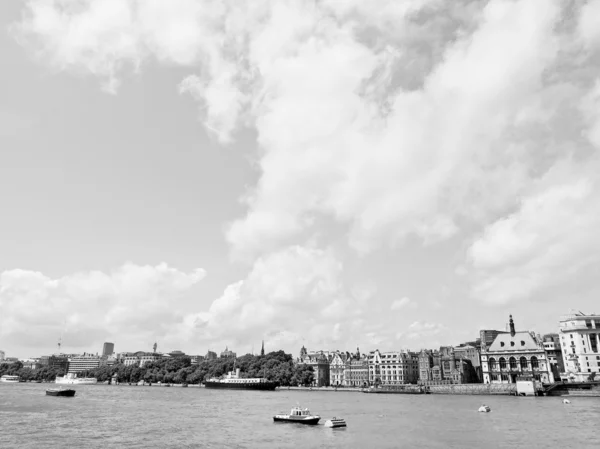 Río Támesis en Londres — Foto de Stock