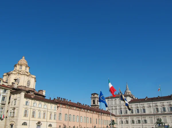 Piazza castello, Turín — Stock fotografie