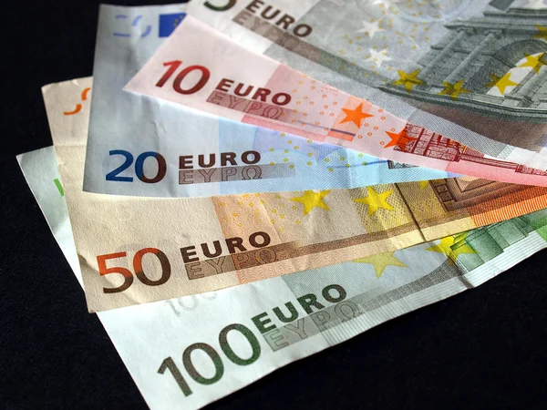 Nota in euro — Foto Stock