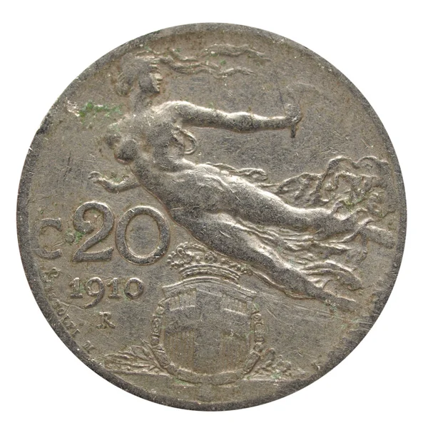 Moneta italiana — Foto Stock