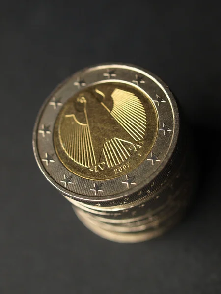 stock image Euro coins