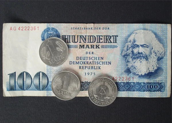 Τραπεζογραμμάτιο DDR — Φωτογραφία Αρχείου
