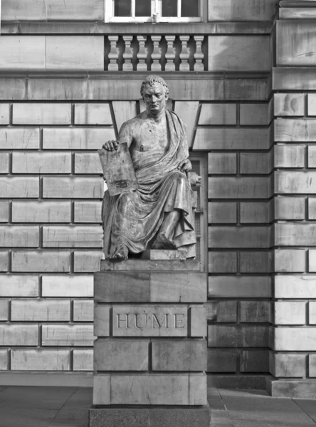 David Hume estátua — Fotografia de Stock