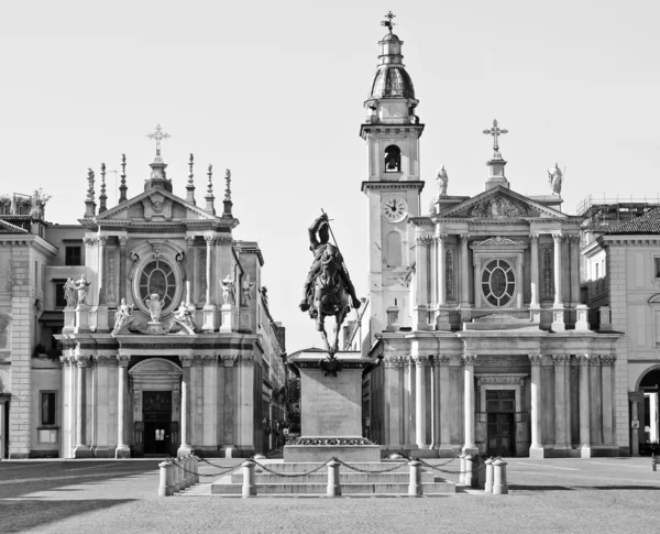 Церква Санта-Крістіна і San Carlo — стокове фото
