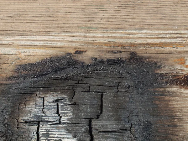 Verbranntes Holz — Stockfoto