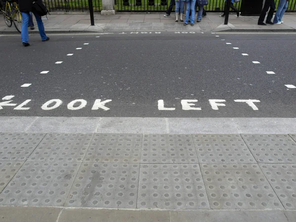 Look Left sign — Stock Photo, Image