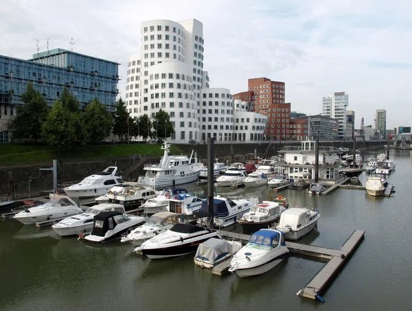Düsseldorf harbour, Németország — Stock Fotó