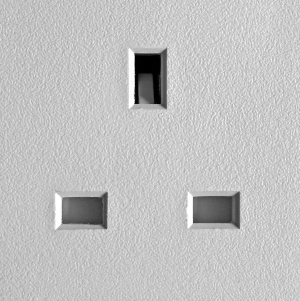 British plug socket — Stock Photo, Image