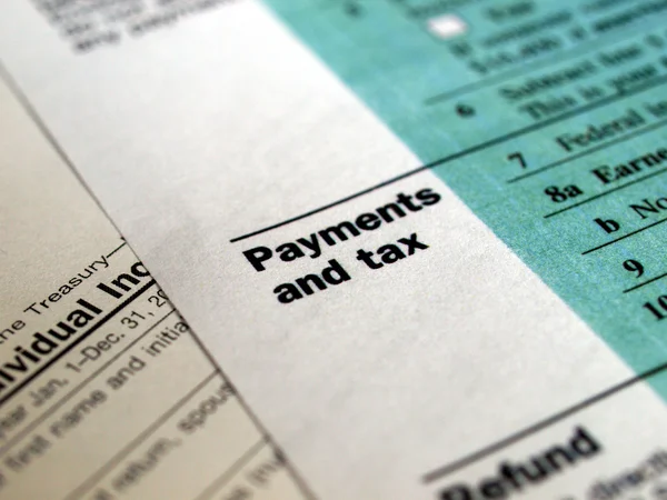 Daňové formuláře — Stock fotografie