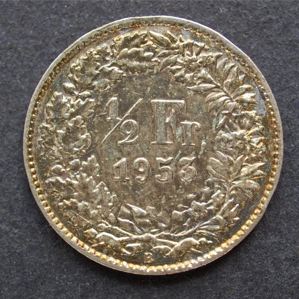スイスのコイン — ストック写真