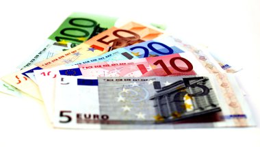 Euro note clipart