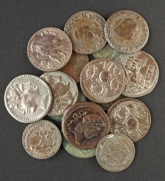 Римские монеты — стоковое фото
