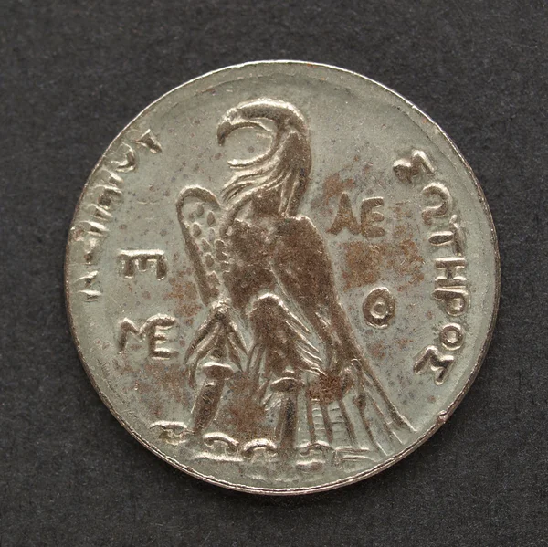 Řecká mince — Stock fotografie