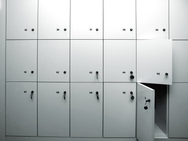 Lockers picture clipart