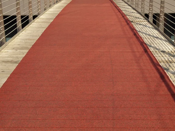 Červený koberec — Stock fotografie