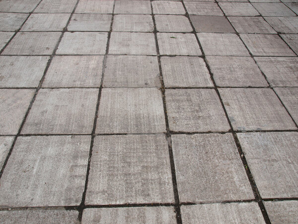 Concrete sidewalk pavement useful as a background
