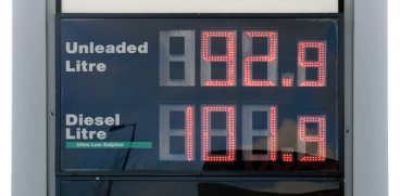 Gasoline price clipart
