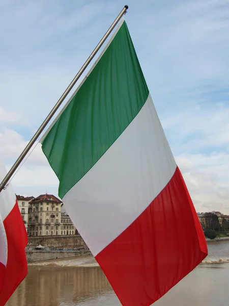 Flaggen, turin, italien — Stockfoto