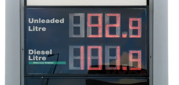 stock image Gasoline price