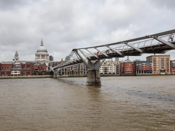 River thames north bank, Londra — Stok fotoğraf