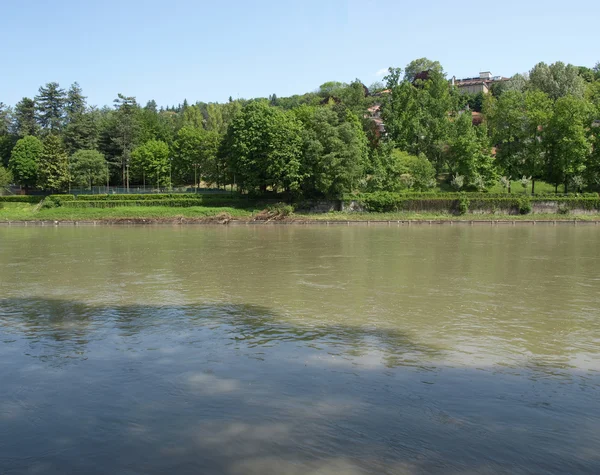 Nehir po, Torino — Stok fotoğraf