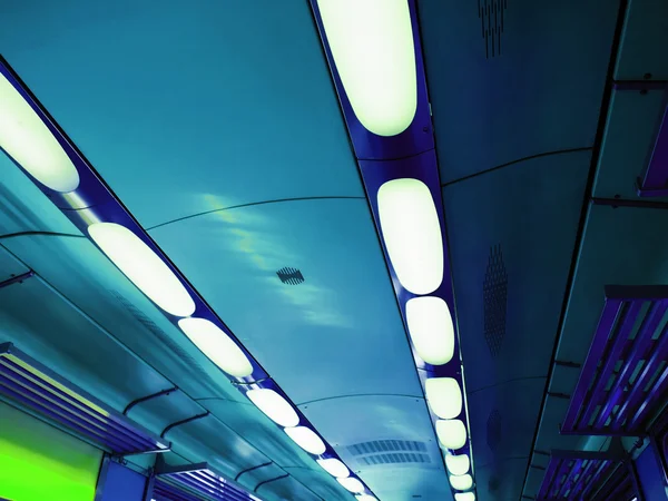 Luzes do comboio — Fotografia de Stock