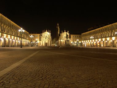 Piazza San Carlo, Turin clipart