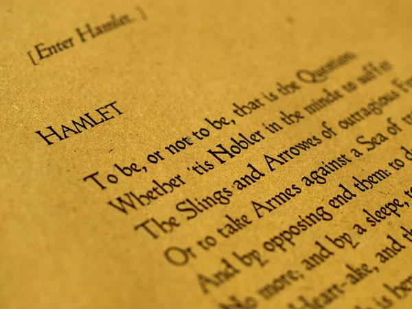 Hamlet van William shakespeare — Stockfoto