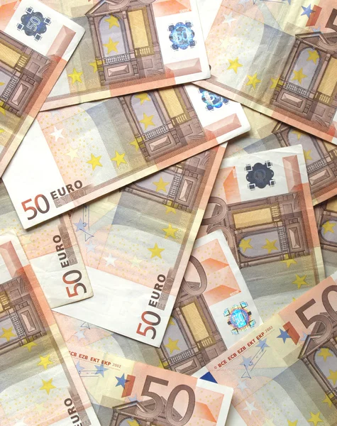 Euro bankonotes arka plan — Stok fotoğraf