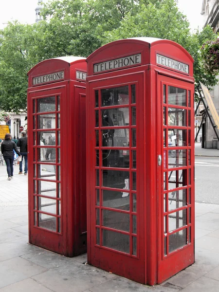 Caja de teléfono de Londres — Foto de Stock