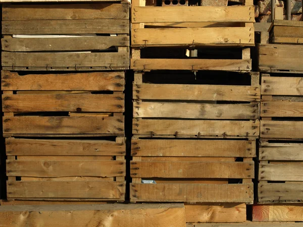木盒子 — 图库照片